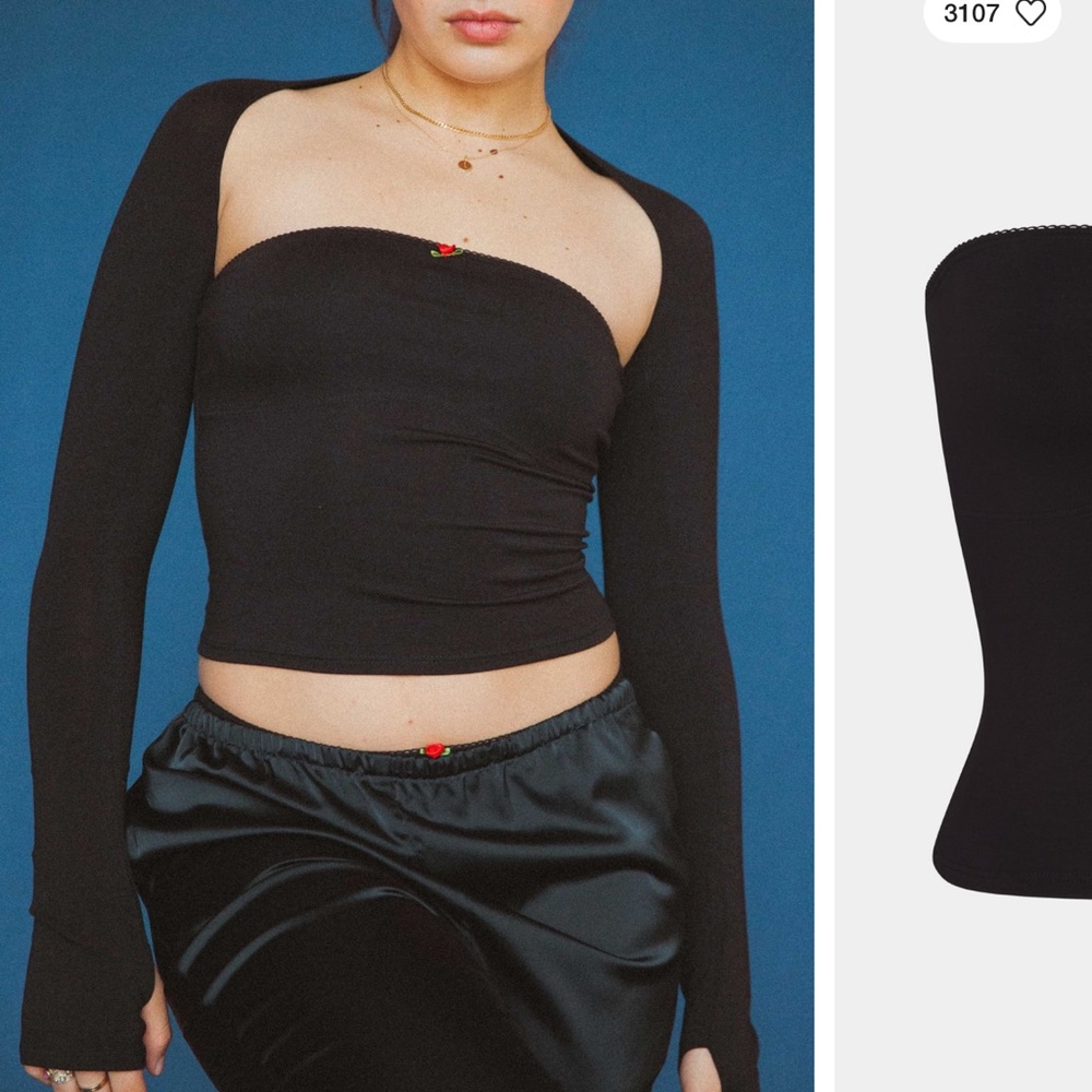 RATBOI Bolero and Tube top Size Small
